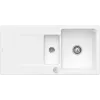 Villeroy & Boch Siluet 60 R flat Мойка, включая Комплект слива с эксцентриком, выкл TitanCeram, 980 x 490 mm, Альпийский белый CeramicPlus 33372FR1