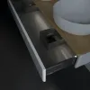 Villeroy & Boch Antao Тумба под раковину, с подсветкой, 1 выдвижной ящик, 1200 x 190 x 500 mm, лицевая поверхность без текстурированной отделки, Glossy White Lacquer / Honey Oak L13051GF