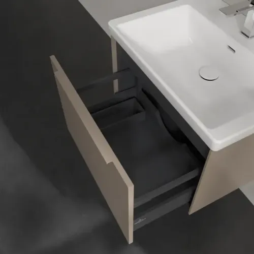 Villeroy & Boch Subway 3.0 Тумба под раковину, 1 выдвижной ящик, 622 x 429 x 478 mm, Taupe C57502VM