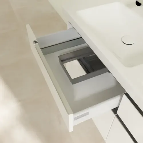 Villeroy & Boch Subway 2.0 Тумба под раковину, 4 выдвижных ящика, 1287 x 590 x 449 mm, Glossy White A91710DH