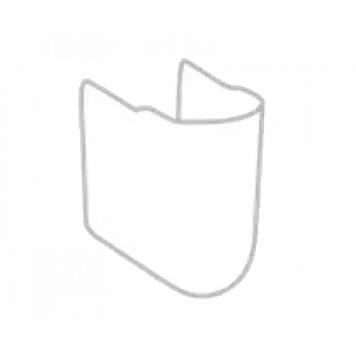 Villeroy & Boch O.novo Полупьедестал, 210 x 230 x 270 mm, Альпийский белый 52670001