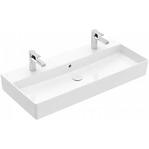 Villeroy & Boch Memento 2.0 Pаковина, 1000 x 470 x 135 mm, Альпийский белый, с переливом, шлифованный 4A221L01