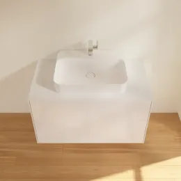 Villeroy & Boch Finion Тумба под раковину, с подсветкой, 2 выдвижных ящика, 1000 x 603 x 501 mm, Glossy White Lacquer G35100GF