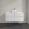 Villeroy & Boch Collaro Тумба под раковину, с подсветкой, 4 выдвижных ящика, 1200 x 548 x 500 mm, Glossy White / Glossy White C041B0DH