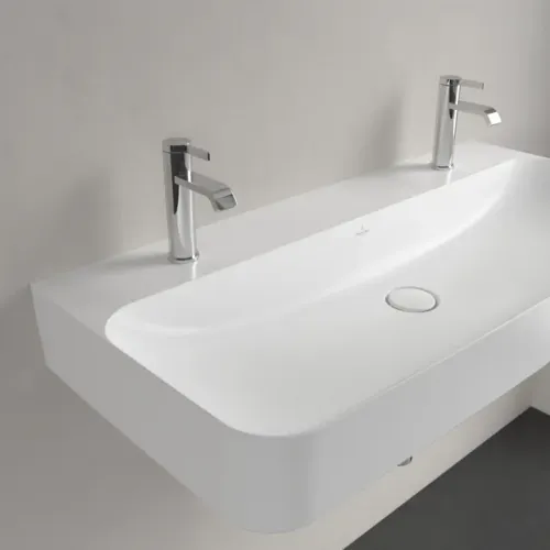 Villeroy & Boch Finion Pаковина, 1000 x 470 x 165 mm, Stone White CeramicPlus, без перелива 4168A1RW