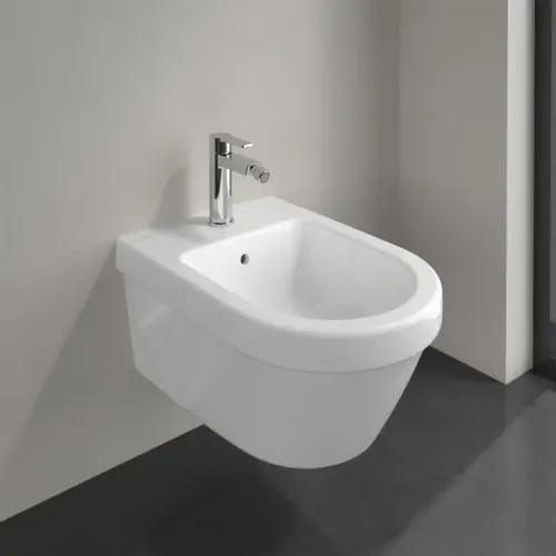 Villeroy & Boch Architectura Биде, настенный, 370 x 540 mm, Альпийский белый CeramicPlus 548400R1