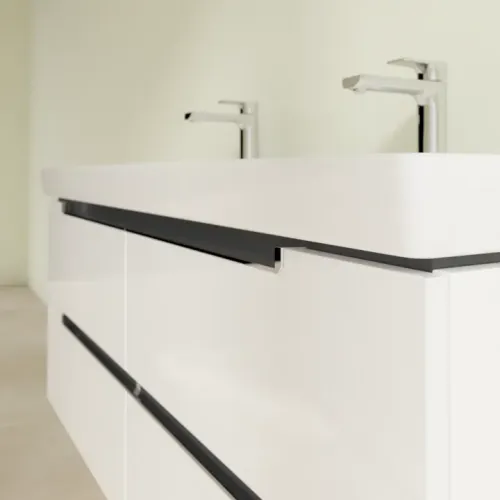 Villeroy & Boch Subway 2.0 Тумба под раковину, 4 выдвижных ящика, 1287 x 520 x 449 mm, Glossy White A69910DH