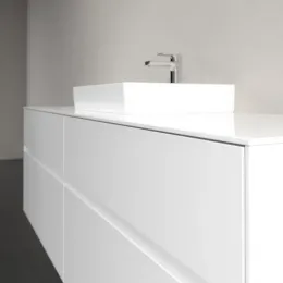 Villeroy & Boch Collaro Тумба под раковину, 4 выдвижных ящика, 1600 x 548 x 500 mm, Glossy White / Glossy White C07700DH