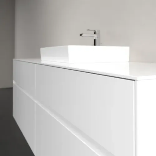 Villeroy & Boch Collaro Тумба под раковину, 4 выдвижных ящика, 1600 x 548 x 500 mm, Glossy White / Glossy White C07700DH