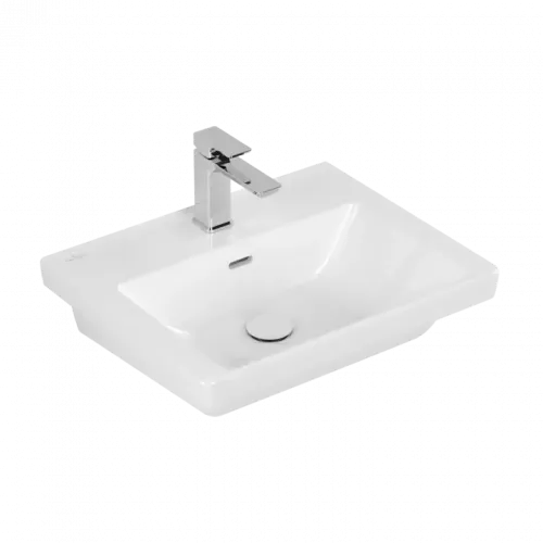 Villeroy & Boch Subway 3.0 Pаковина, 550 x 440 x 165 mm, Альпийский белый, с переливом 4A705501