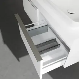 Villeroy & Boch Venticello Тумба под раковину, 2 выдвижных ящика, 1257 x 436 x 502 mm, Glossy White / Glossy White A94901DH