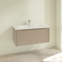 Villeroy & Boch Subway 3.0 Тумба под раковину, 1 выдвижной ящик, 973 x 429 x 478 mm, Taupe C56902VM