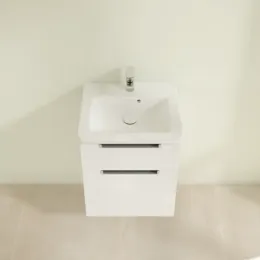 Villeroy & Boch Subway 2.0 Тумба под раковину, 2 выдвижных ящика, 485 x 590 x 379 mm, Glossy White A90700DH