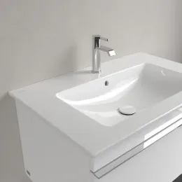Villeroy & Boch Venticello Pаковина для установки на тумбу, 800 x 500 x 165 mm, Альпийский белый CeramicPlus, с переливом 41048LR1