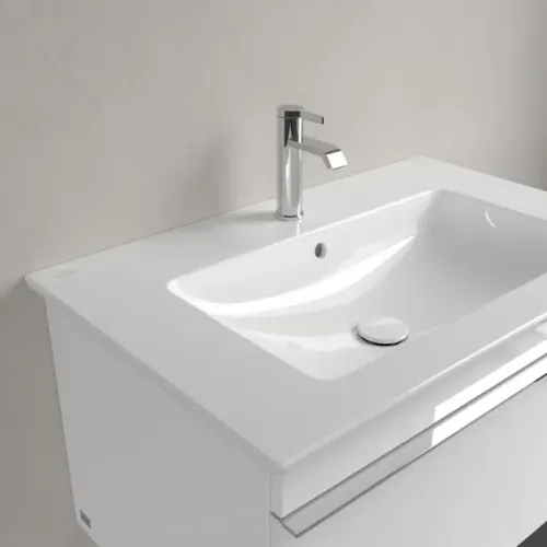 Villeroy & Boch Venticello Pаковина для установки на тумбу, 800 x 500 x 165 mm, Альпийский белый CeramicPlus, с переливом 41048LR1