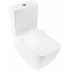 Villeroy & Boch Venticello Унитаз-компакт с открытым смывным краем, напольный, Альпийский белый 4612R001