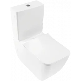Villeroy & Boch Venticello Унитаз-компакт с открытым смывным краем, напольный, Альпийский белый 4612R001
