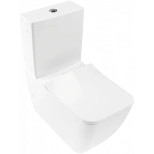 Villeroy & Boch Venticello Унитаз-компакт с открытым смывным краем, напольный, Альпийский белый 4612R001