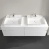 Villeroy & Boch Collaro Тумба под раковину, с подсветкой, 4 выдвижных ящика, 1600 x 548 x 500 mm, Glossy White / Glossy White C024B0DH