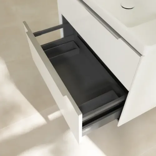 Villeroy & Boch Subway 3.0 Тумба под раковину, 2 выдвижных ящика, 772 x 576 x 478 mm, Brilliant White C57400VE