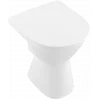 Villeroy & Boch ViCare Унитаз с открытым смывным краем, напольный, Альпийский белый 4683R001