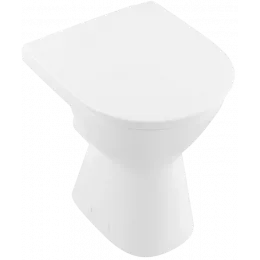 Villeroy & Boch ViCare Унитаз с открытым смывным краем, напольный, Альпийский белый 4683R001