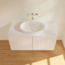 Villeroy & Boch Finion Тумба под раковину, с подсветкой, 4 выдвижных ящика, 1200 x 603 x 501 mm, Glossy White Lacquer GA3100GF