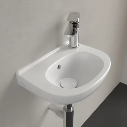 Villeroy & Boch O.novo Раковина компактная, 360 x 270 x 160 mm, Альпийский белый, с переливом 53603801