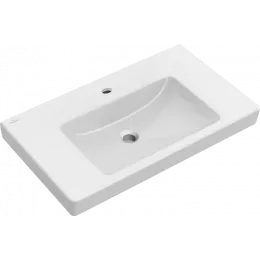 Villeroy & Boch Subway 2.0 Pаковина для установки на тумбу, 800 x 475 x 175 mm, Альпийский белый CeramicPlus, с переливом 717580R1
