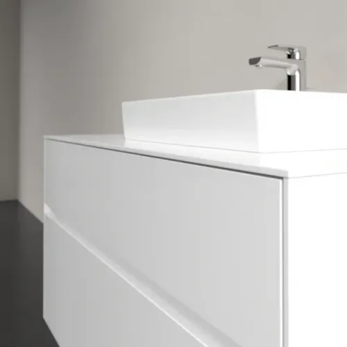 Villeroy & Boch Collaro Тумба под раковину, 2 выдвижных ящика, 1000 x 548 x 500 mm, Glossy White / Glossy White C01500DH