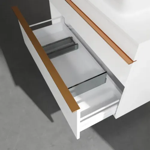 Villeroy & Boch Venticello Тумба под раковину, 2 выдвижных ящика, 957 x 606 x 502 mm, Glossy White / Glossy White A94305DH