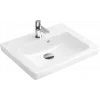 Villeroy & Boch Subway 2.0 Раковина компактная, 500 x 400 x 140 mm, Альпийский белый, с переливом 7315F001