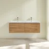 Villeroy & Boch Subway 3.0 Тумба под раковину, с подсветкой, 2 выдвижных ящика, 1272 x 429 x 478 mm, Oak Kansas C567L0RH