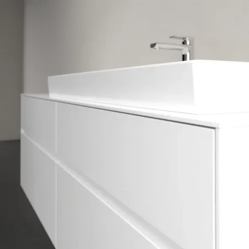 Villeroy & Boch Collaro Тумба под раковину, 4 выдвижных ящика, 1600 x 548 x 500 mm, Glossy White / Glossy White C03000DH