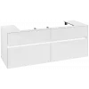 Villeroy & Boch Collaro Тумба под раковину, с подсветкой, 4 выдвижных ящика, 1400 x 548 x 500 mm, Glossy White / Glossy White C092B0DH