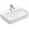 Villeroy & Boch Finion Раковина для установки на столешницу, 600 x 445 x 115 mm, Альпийский белый CeramicPlus, со скрытым переливом 414264R1