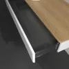 Villeroy & Boch Antao Тумба под раковину, с подсветкой, 1 выдвижной ящик, 1200 x 190 x 500 mm, лицевая поверхность без текстурированной отделки, Glossy White Lacquer / Honey Oak L11051GF