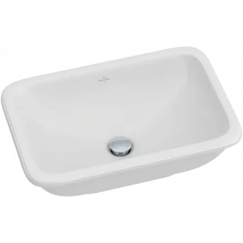 Villeroy & Boch Loop & Friends Встраиваемая раковина, 600 x 405 x 185 mm, Альпийский белый, с переливом, нешлифованный 61450001