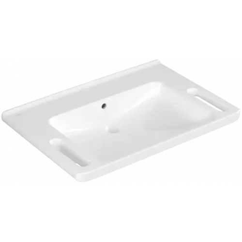 Villeroy & Boch ViCare Pаковина ViCare, 800 x 550 x 180 mm, Альпийский белый, с переливом 4A688201