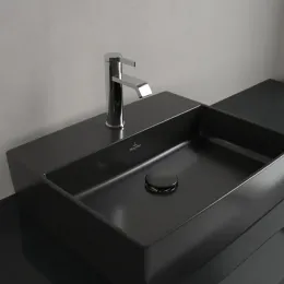 Villeroy & Boch Memento 2.0 Раковина для установки на столешницу, 498 x 420 x 139 mm, Ebony CeramicPlus, без перелива 4A0751S5