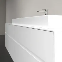 Villeroy & Boch Collaro Тумба под раковину, с подсветкой, 4 выдвижных ящика, 1600 x 548 x 500 mm, Glossy White / Glossy White C030B0DH
