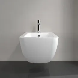 Villeroy & Boch Venticello Биде, настенный, 375 x 560 mm, Альпийский белый CeramicPlus 441100R1