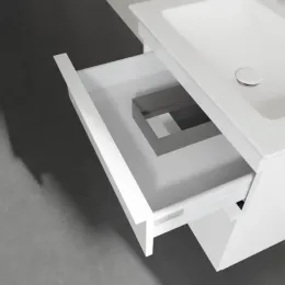 Villeroy & Boch Venticello Тумба под раковину, 2 выдвижных ящика, 603 x 590 x 502 mm, Glossy White / Glossy White A92402DH