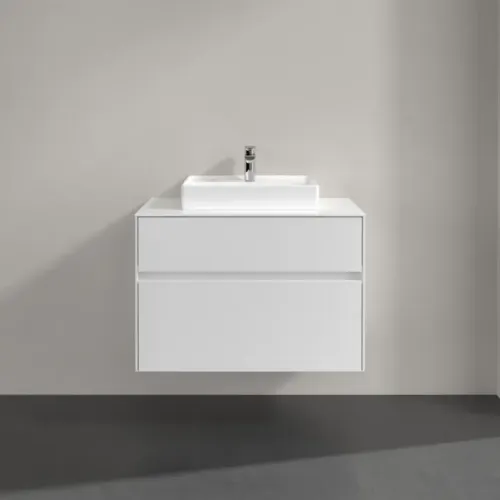 Villeroy & Boch Collaro Тумба под раковину, 2 выдвижных ящика, 800 x 548 x 500 mm, White Matt / White Matt C06900MS