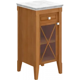 Villeroy & Boch Hommage Шкаф Боковой, 1 дверь, 1 выдвижной ящик, 442 x 850 x 432 mm, Walnut/Grey-White Marble / Walnut/Grey-White Marble 89641001