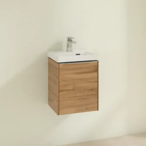 Villeroy & Boch Subway 3.0 Тумба под раковину, 1 дверь, 351 x 429 x 309 mm, Oak Kansas C58300RH