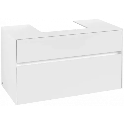 Villeroy & Boch Collaro Тумба под раковину, 2 выдвижных ящика, 1000 x 548 x 500 mm, White Matt / White Matt C01600MS