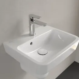 Villeroy & Boch O.novo Раковина компактная, 450 x 370 x 160 mm, Альпийский белый, с переливом 43444501