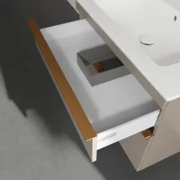 Villeroy & Boch Venticello Тумба под раковину, 2 выдвижных ящика, 753 x 590 x 502 mm, Truffle Grey / Truffle Grey A92505VG