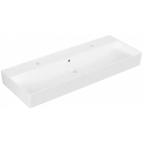 Villeroy & Boch Memento 2.0 Pаковина, 1200 x 470 x 150 mm, Stone White CeramicPlus, с переливом, шлифованный 4A22CKRW